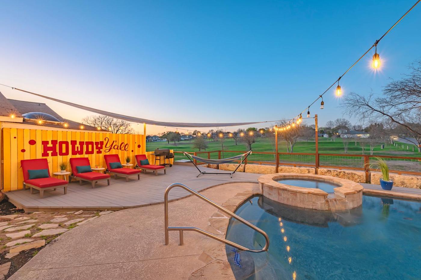 Stunning Pool Overlooking Golf Course & Game Room ซานอันโตนิโอ ภายนอก รูปภาพ
