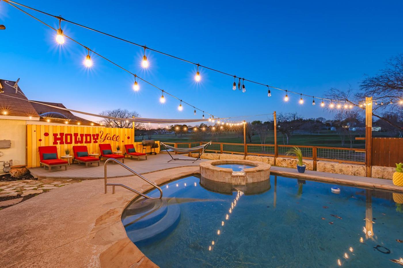 Stunning Pool Overlooking Golf Course & Game Room ซานอันโตนิโอ ภายนอก รูปภาพ