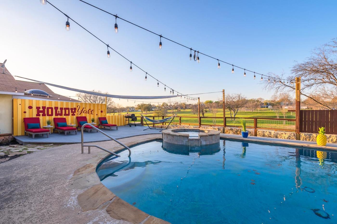 Stunning Pool Overlooking Golf Course & Game Room ซานอันโตนิโอ ภายนอก รูปภาพ